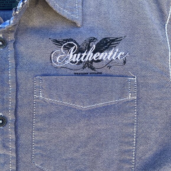 Urban Heritage Men’s Medium Long Sleeve Shirt - Picture 3 of 9